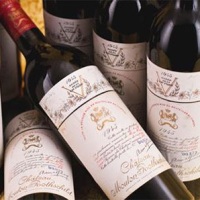 самые дорогие бутылки спиртных напитков Chateau Mouton Rothschild 1945 года