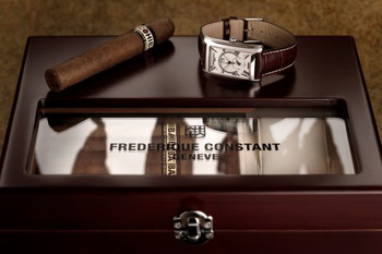 Часы и сигары - набор для роскошной жизни от Frederique Constant и Cohiba