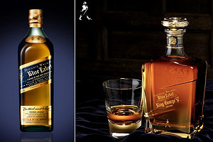 Виски Johnnie Walker с поздравительным посланием