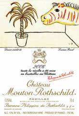 Художник Люсьен Фрейд создал этикетку для Chateau Mouton-Rothschild