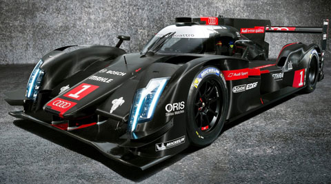 гоночный болид Audi R18 e-tron quattro LMP1 2014