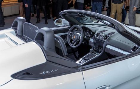 панель приборов Porsche Boxster Spyder 2015