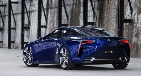 концепт Lexus LF-LC Blue 2012