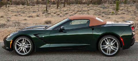кабриолет Chevrolet Corvette C7 Stingray 2014