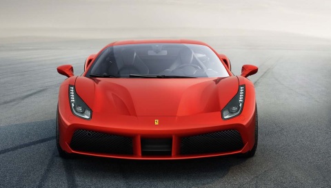 мощный Ferrari 488 GTB