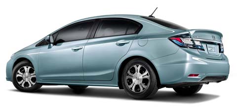 самые экономичные автомобили 2013-2014 Honda Civic Hybrid 2013