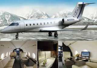 Обновленный салон самолета Gulfstream G250