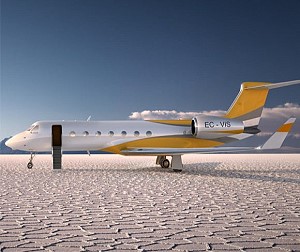 Концепт дизайна самолета Gulfstream G550 от Стефана Радева