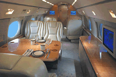 Gulfstream 550 – роскошный частный самолет